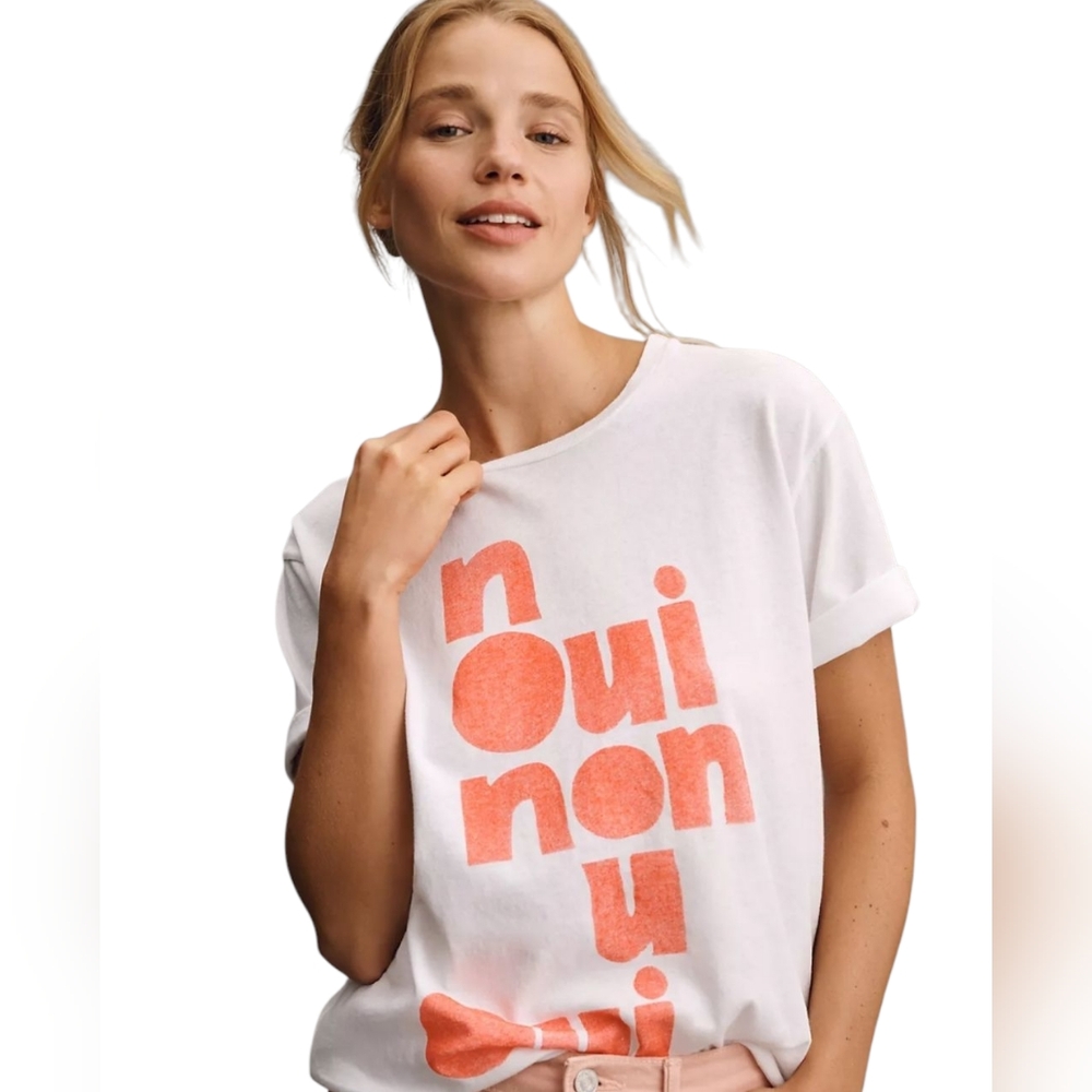 Mother The Rowdy Oui Non Tee BN Size S